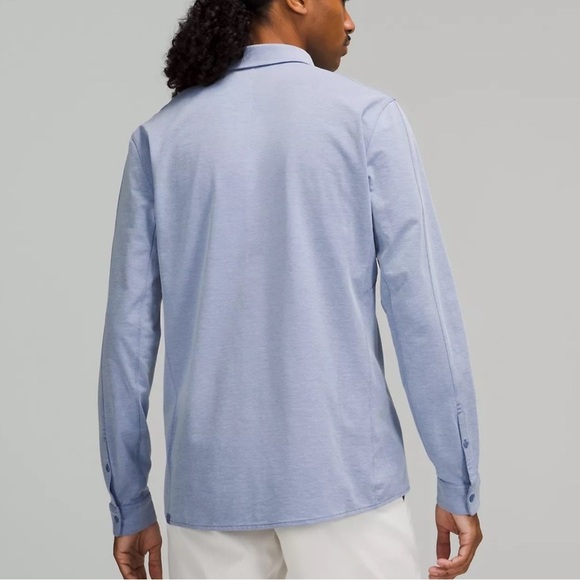 Lululemon Commission Button Down Shirt W/Zippered Pocket—Like New—Casual—M - Picture 2 of 12